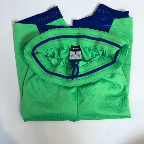 Nike lime green basketball shorts - Picture 2 of 2
